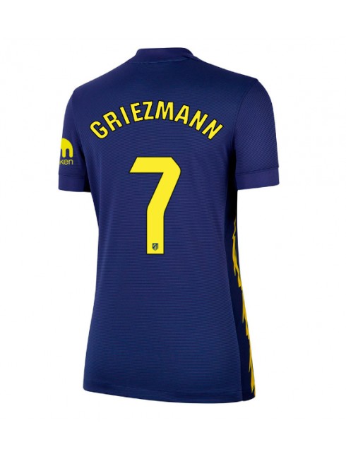 Atletico Madrid Antoine Griezmann #7 Replika Borta Kläder Dam 2025-26 Kortärmad Atletico Madrid Antoine Griezmann #7 Replika Borta Kläder Dam 2025-26 Kortärmad